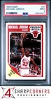 1989 FLEER #21 MICHAEL JORDAN BULLS HOF PSA 9