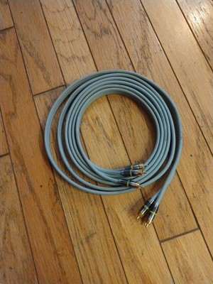 Monster Cable Interlink 100 Standard SV1 Audio Video RCA Cable Gold 12 ft
