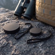 Black Soft Rubber Telescope Dust Caps for Eyepiece Flexible Reusable Lens Covers