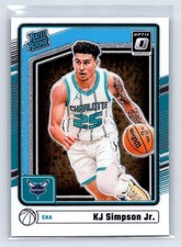 2024-25 Donruss Optic #294 KJ Simpson Jr. Charlotte Hornets RC