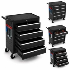 4 Drawers Portable Rolling Tool Box Cart Tool Chest Tool Storage Cabinet Wwhe