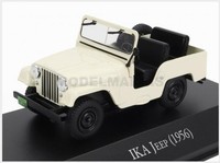 Edicola ARG069 Vitrine IKA - Jeep 1956 - Weiß - 1/43