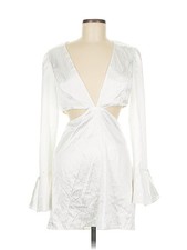 Fashion Nova Women Silver Cocktail Dress M