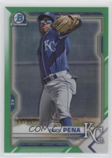 2021 Bowman Draft Chrome Green Refractor /99 Erick Pena #BDC-178 tj1