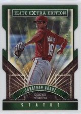 2015 Panini Elite Extra Edition Status Emerald Die-Cut 25/25 Jonathan Arauz c2a