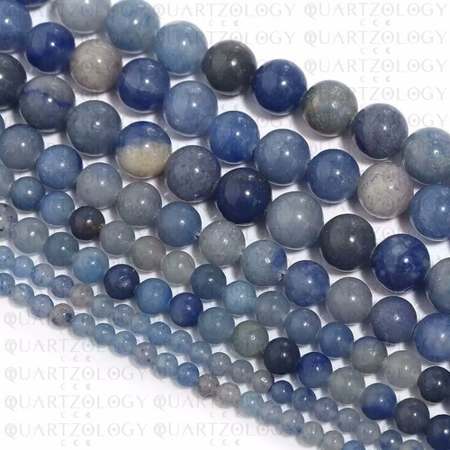 Natural 6mm Quartz Gemstone Beads Various Colours Healing Round Crystal Stones - Picture 20 of 42