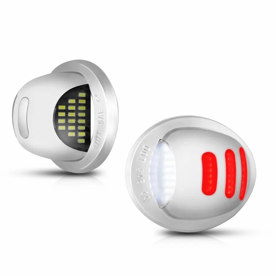 Luz LED de matrícula para Ford F-150 1990-2014 1990-1999 Ford F-250 impermeable Foto 2 de 4