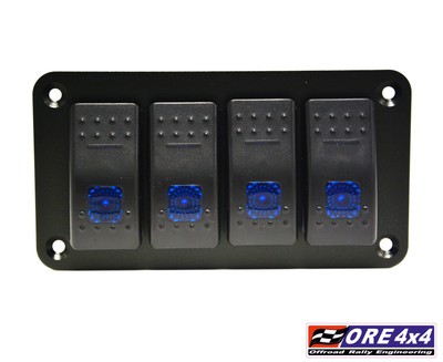 Schalterpanel Carling 4x Zusatzbeleuchtung 12V Offroad ORE4x4