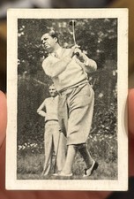 1932 BULGARIA #219 WALTER HAGEN ROOKIE NICELY CENTERED AMERIKA SPORT - PHOTOS