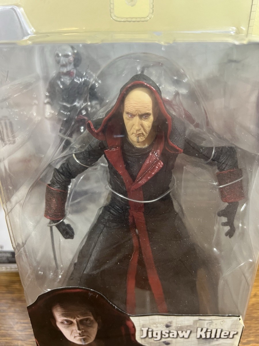 Jjigsaw Killer Saw Figure W/ Billy & Tricycle NECA Cult Classics