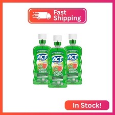ACT Kids Anticavity Fluoride Mouthwash, Sugar Alcohol Free Mouth Rinse Strengt