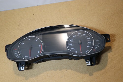 AUDI A6 C7 AUTO SPEEDOMETER INSTRUMENT CLUSTER CLOCK 4G8920951E - Picture 5 of 6