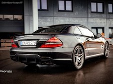 Capristo Edelstahl Duplex Sportauspuff Mercedes SL65 AMG R230