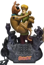Telemania Scooby Doo & Shaggy Halloween Talking Animated Lights/Sound Telephone!