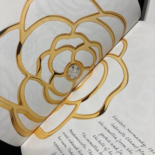 CHANEL Notebook Gold Lion-face Logo Women W/Box Not for sale Brand New Unused - Picture 14 of 20