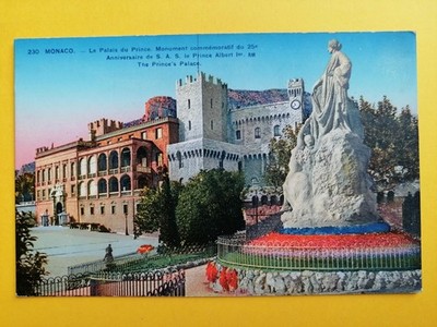AK Fürstentum MONACO PALAIS du PRINCE LOUIS II Monument The Prince Palace