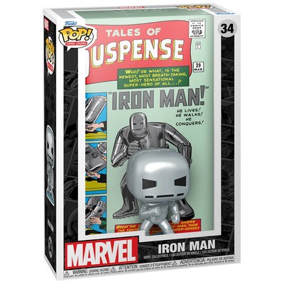 Funko POP! Comic Covers Tales of Suspense Ausgabe 39 Iron Man Figur