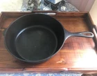 Vintage Wagner Ware Sidney -O- 10" Cast Iron Chicken Fryer 1088G Deep Skillet