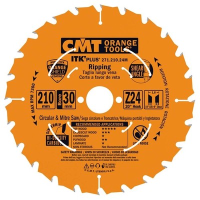271.210.24M  KREISSÄGEBLATT ULTRA ITK 210X1.8/1.2X30 Z=24
