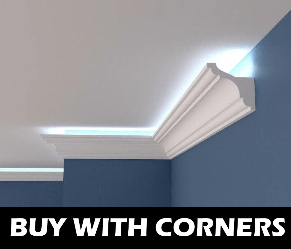 CORNICE COVING LED Lighting Molding BFS2 Wall Ceiling MANY SIZES QUALITY XPS