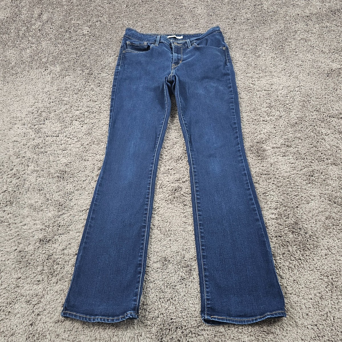 Mid Rise Levis 715 Bootcut Levi's 715 Bootcut Jeans In Dark Blue ASOS