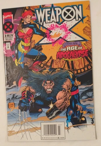 Wolverine Weapon X #1 1995 Vintage Marvel Comic Jean Grey Havok X-Men