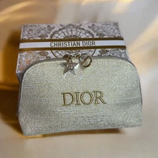 Brand New Gift-of-Purchase Dior Beauty Toiletries Pouch, Holiday Edition