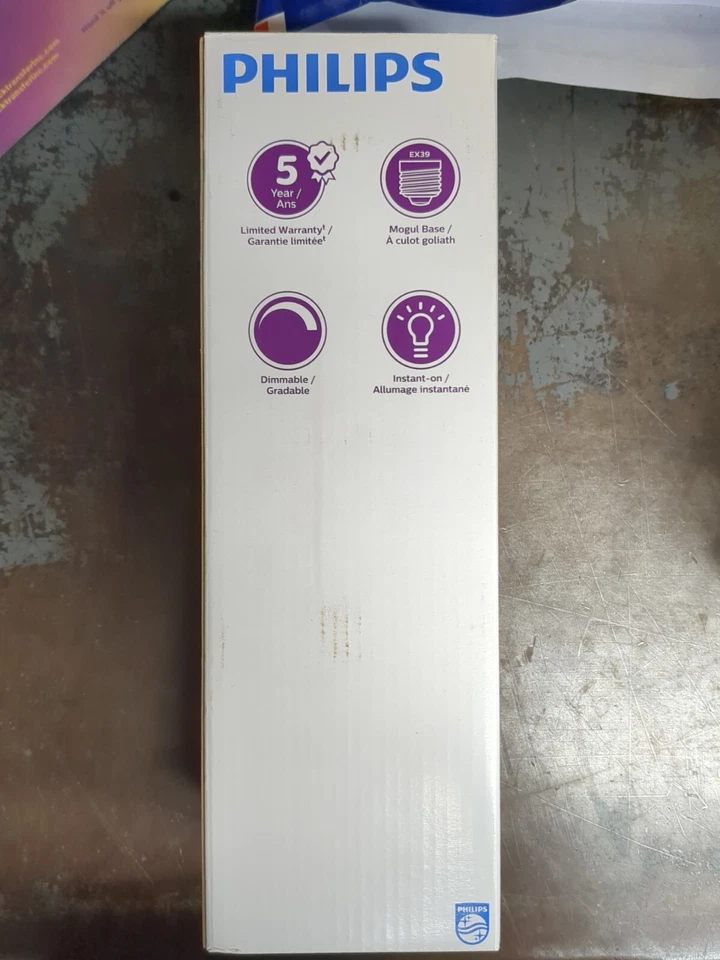 PHILIPS 63Cc/Led/3Cct/Ls Ex39 G3 Bb 3/1 Hid Led,63 W,Ed23-1/2,Mogul Screw (Ex39) - Image 3 of 4