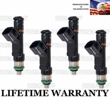 OEM Bosch 4x Fuel Injectors For 09-16 Ford Escape 2.5L 14-16 Ford Transit 2.5L