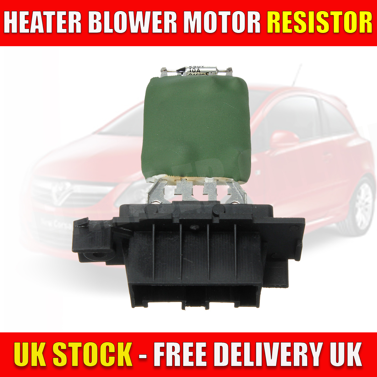 Heater Blower Fan Motor Resistor Wiring Harness VAUXHALL CORSA D & E ...