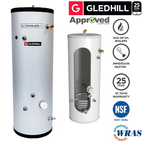 Gledhill SESINPIN250 ES 250L Indirect Unvented Cylinder for sale online |  eBay