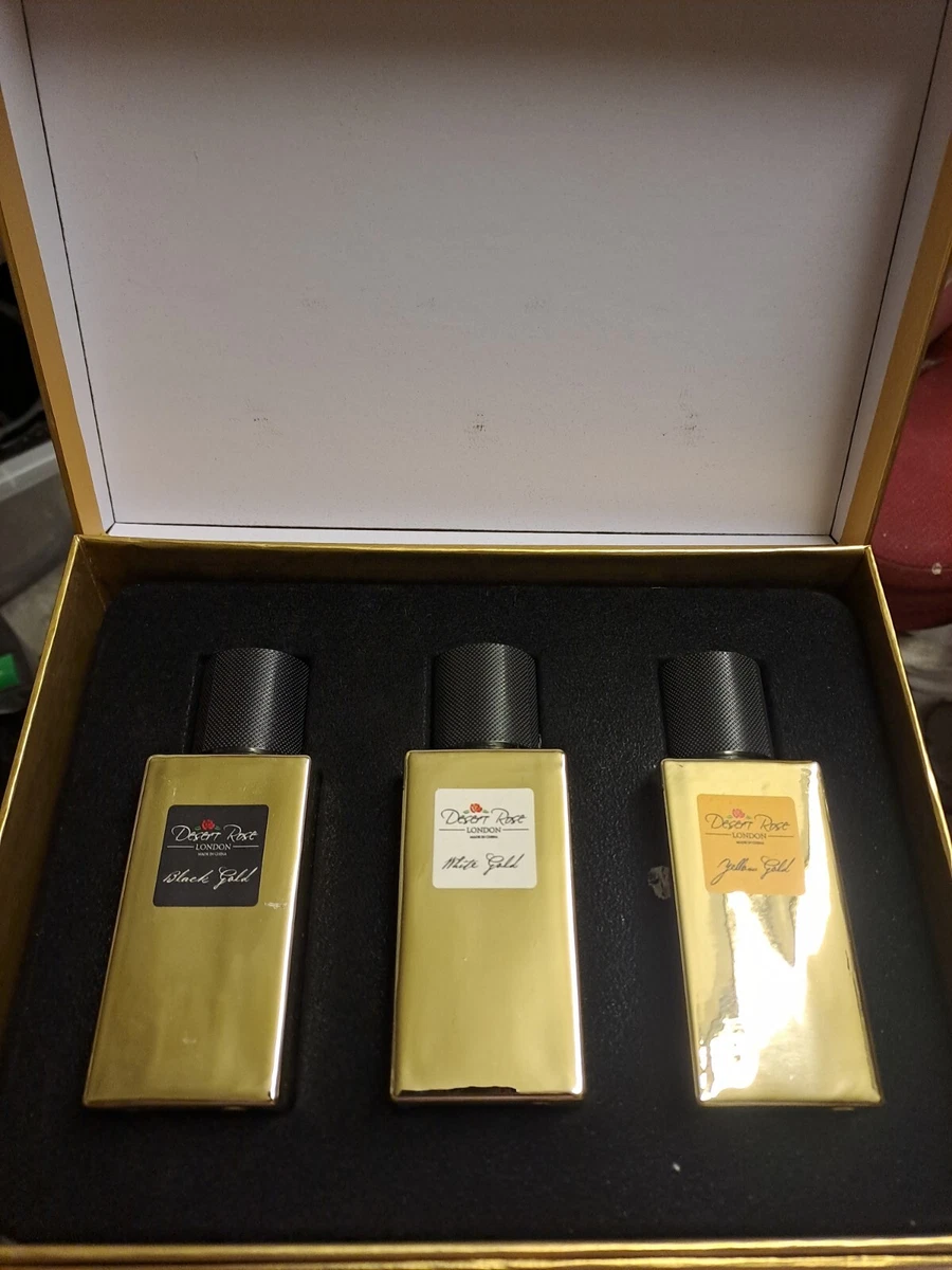 Desert Rose London Golden Set EAU DE PARFUM Set 3 x 75ML eBay