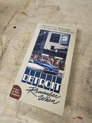Detroit Remember When 1 VHS  Tape