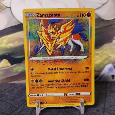 サジッタフレイムLT デルタバリアLT winner 未開封 Zamazenta 102/185 Pokemon TCG Vivid Voltage Amazing Rare Near Mint