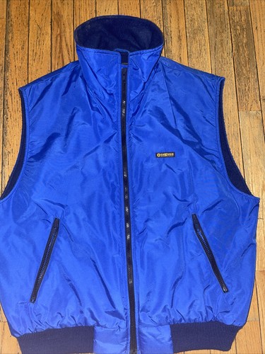 OshKosh Men's Size L Blue Lined Winter Vest Vintage - Picture 2 of 11