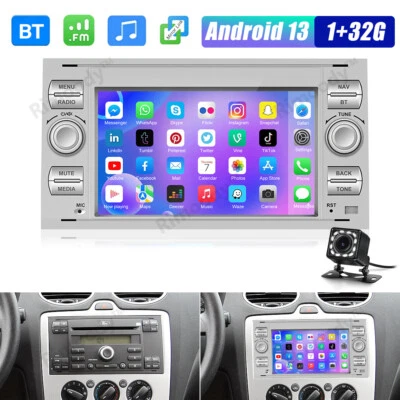 RIMOODY Android 13 autoradio GPS Nav WIFI FM per Ford Focus Transit MK7 C S-Max + fotocamera