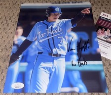 VANCE HONEYCUTT SIGNED 8X10 PHOTO AUTOGRAPH JSA UNC BASEBALL TAR HEELS AUTO