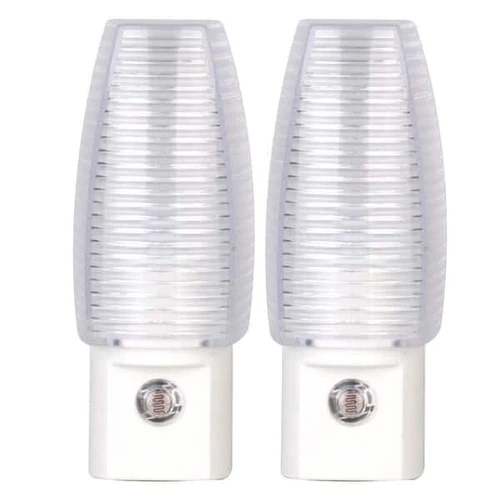 3.47 in. Plug-In Incandescent Automatic Dusk to Dawn Warm White LED Night Light - Picture 3 of 7