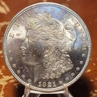 1921 P MORGAN SILVER DOLLAR 90% Silver SHARP BU UNCIRCULATED COIN