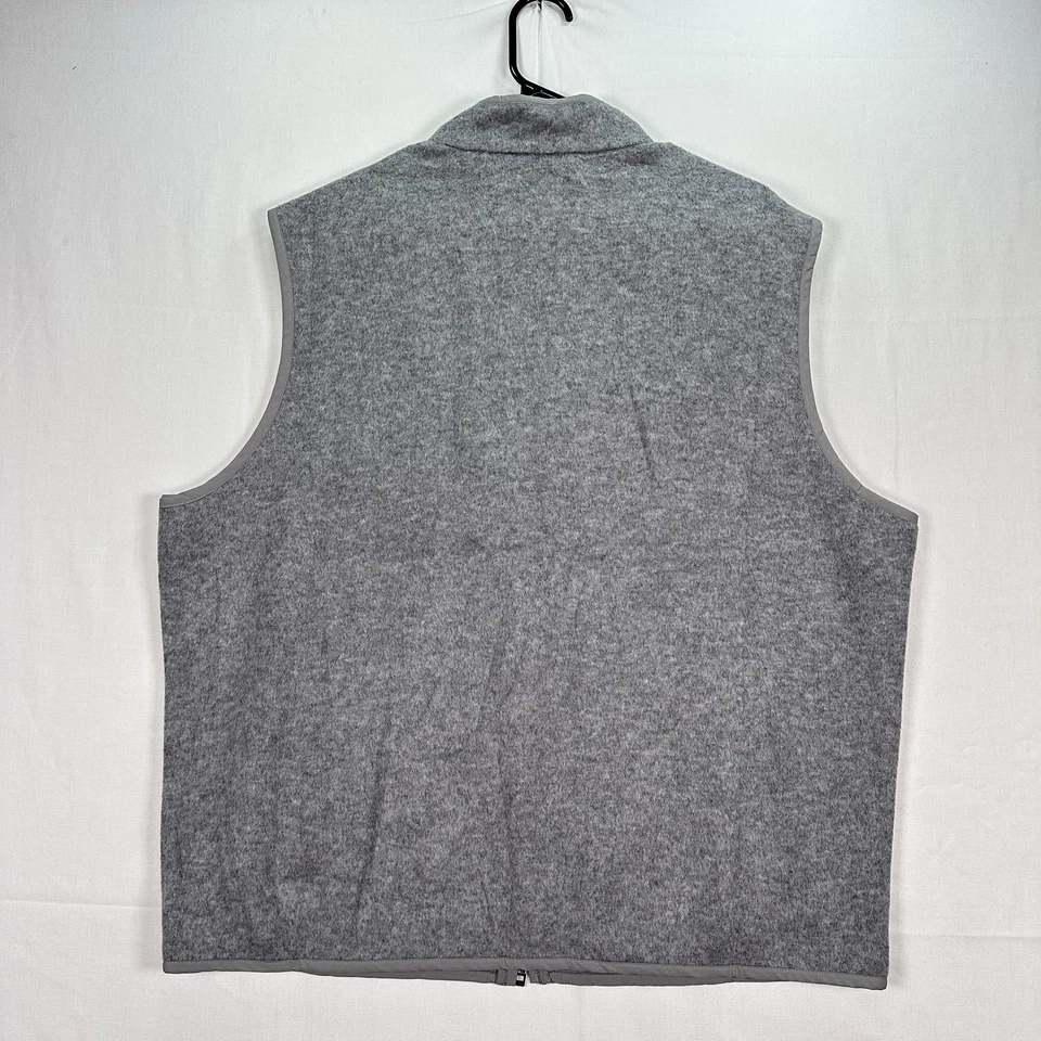Peter Millar Vest Mens 2XL Gray Crown Flex Fleece Merino Wool Zip Golf NWT $495 - Image 2 of 4