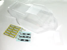 MUGE2030 MUGEN SEIKI MBX8TR ECO 1/8 TRUGGY CLEAR BODY SHELL WITH WINDOW MASKING