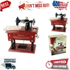 Vintage Sewing Machine Design Music Box, Ideal Gift For Birthday & Christmas