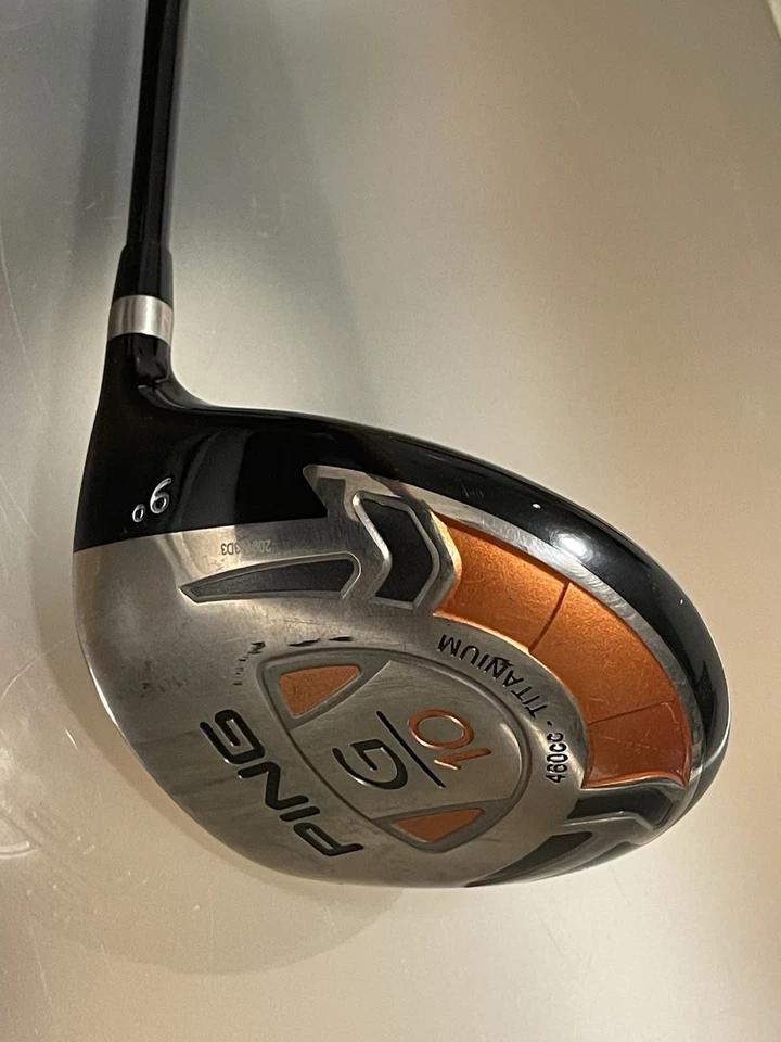 Ping G10 460 cc Titanio 9 Grados Driver Pro Lanzamiento Rojo - Derecha Foto 2 de 4