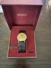 Seiko Men's 5Y39-7010 Slim Gold Tone Watch Vintage