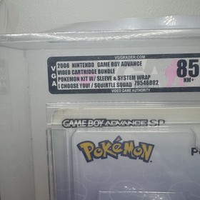 *NEW* Gameboy Advance Video Pokemon Kit / "i Choose You&rdquo; VGA Graded 85 Archival