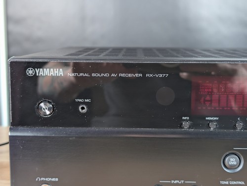 Yamaha RX-V377 5.1 Channel AV Home Theater Receiver w/ Original Remote Bundle - Picture 2 of 9