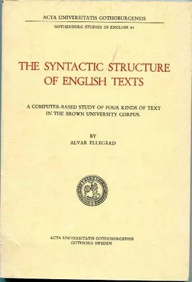Die syntaktische Struktur englischer Texte: Eine computergestützte Studie von vier Arten o
