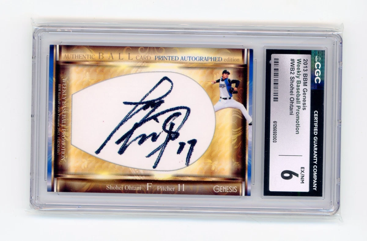 2013 Bbm Genesis - Shohei Ohtani #WB2 for sale | eBay