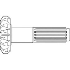 Unloading Auger Horizontal Drive Gear Pinion Shaft fits John Deere 9650 CE18278