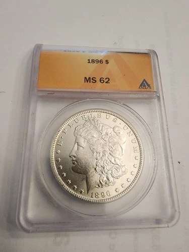 1896 $1 Morgan Silver One Dollar MS62 Philadelphia